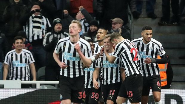 Newcastle United berhasil mengalahkan Manchester City.