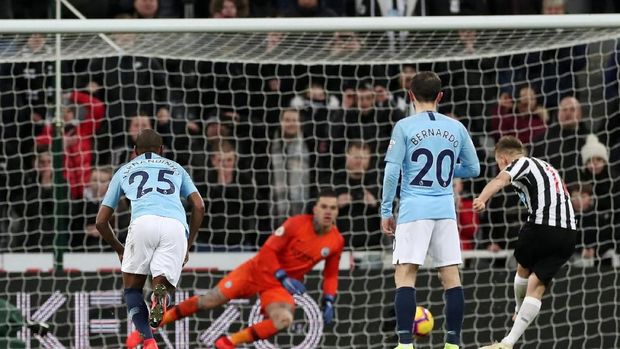 Hasil Liga Inggris: City Tumbang di Kandang Newcastle