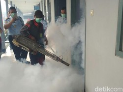 Biar Napi Tak Terserang DB, Lapas Tulungagung Di-fogging