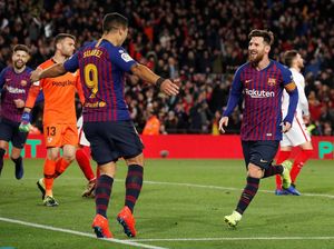 Hasil Copa del Rey: Gilas Sevilla 6-1, Barcelona ke Semifinal