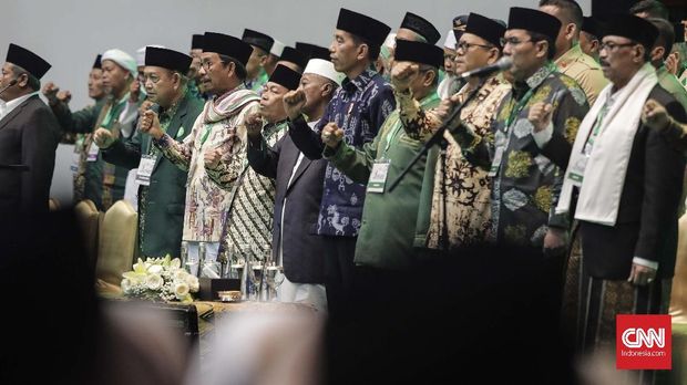 Jokowi: Saya Selalu Merasa Adem kalau Bersama Kiai NU