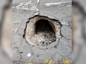 Dikira Sinkhole, Ternyata Terowongan untuk Perampokan Bank di AS Dikira Sinkhole, Ternyata Terowongan untuk Perampokan Bank di AS
