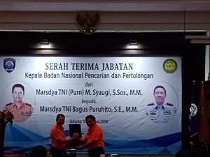 Marsdya Bagus Puruhito Resmi Jabat Kabasarnas Gantikan M Syaugi