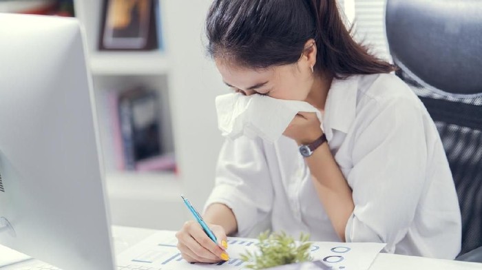 Musim pancaroba menciptakan badan rentan flu (Foto: iStock)