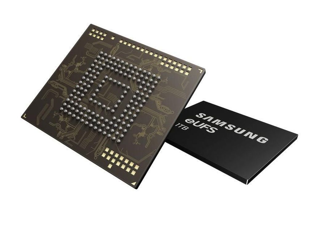 Dipakai Galaxy S10+? Chip Penyimpanan 1TB Dipamerkan Samsung Dipakai Galaxy S10+? Chip Penyimpanan 1TB Dipamerkan Samsung