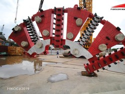 Proyek Kereta Cepat JKT-BDG Pakai Bor Terowongan Terbesar di RI