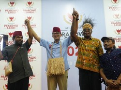 Ke Jakarta, Penasihat 7 Kepala Suku Papua Barat Ini Bulat Dukung Prabowo