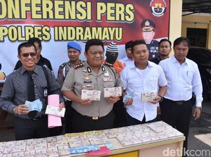 Polres Indramayu Bekuk Pengedar Upal Dolar Singapura