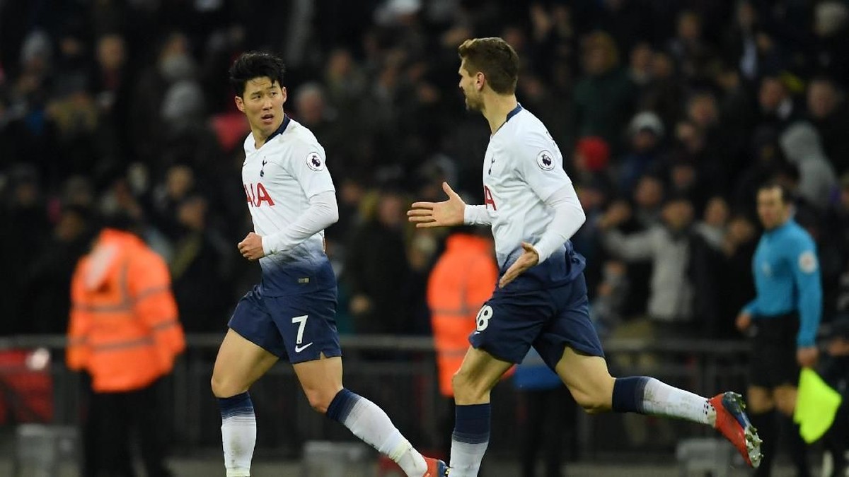 Tottenham Hotspur menang 2-1 atas Watford. (Foto: Mike Hewitt/Getty Images)