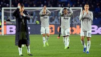 Juventus dipastikan tersingkir dari ajang Coppa Italia. Ini terjadi usai mereka kalah 0-3 dari Atalanta di babak perempatfinal. REUTERS/Massimo Pinca.