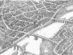 Seperti Lukisan, Peta Raksasa dari 69 Kota di Inggris Dibuat Dua Seniman