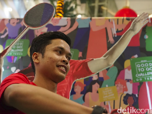 Saat Si Kalem Anthony Ginting Berbagi Tips Bugar