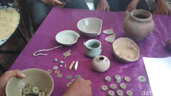 Heboh, Penemuan Benda Kuno Peninggalan Majapahit di Trenggalek