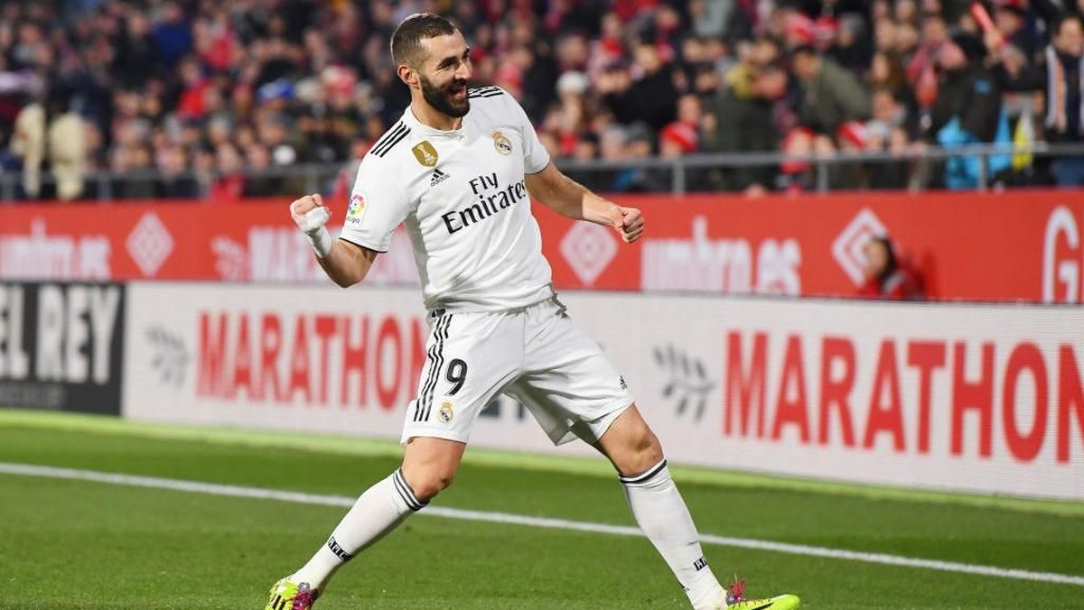 Striker Real Madrid Karim Benzema. (Foto: David Ramos/Getty Images)