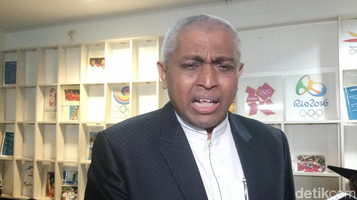 Achmad Riyadh, ketua Ad Hoc Integritas PSSI  (Amalia Dwi Septi/detikSport)