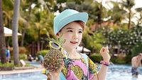 Ini Lauren Lunde, Model Cilik yang Tetap Cantik Saat Makan