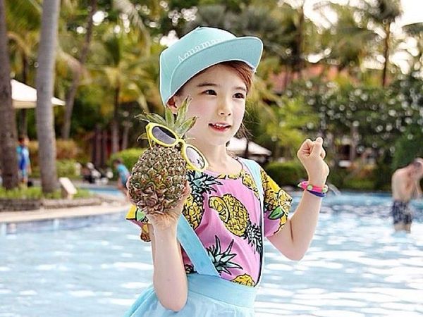 Ini Lauren Lunde, Model Cilik yang Tetap Cantik Saat Makan