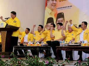 Saat Airlangga Bakar Semangat Kader Golkar di Bogor