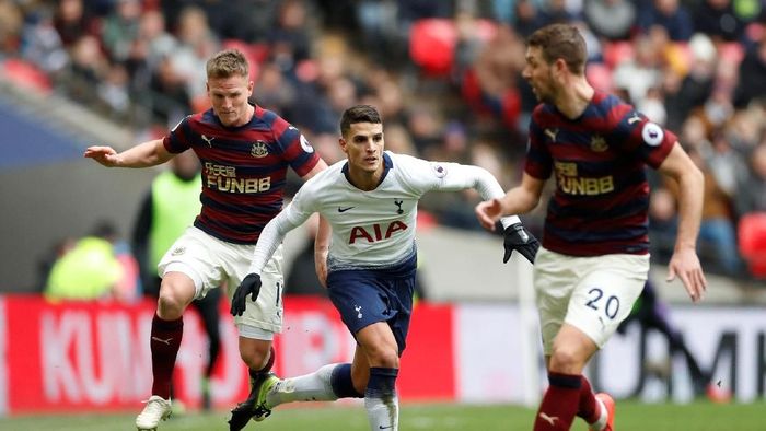 Aksi di babak pertama Tottenham Hotspur vs Newcastle United. (Foto: Matthew Childs/Action Images via Reuters) Aksi di babak pertama Tottenham Hotspur vs Newcastle United. (Foto: Matthew Childs/Action Images via Reuters)