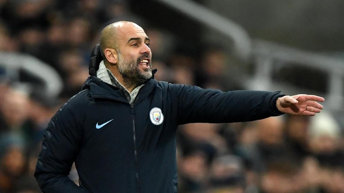 Manajer Manchester City, Josep Guardiola. (Foto: Stu Forster/Getty Images)