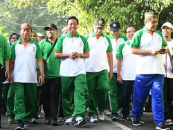 Harlah PPP Ke-46, Rommy Buka Jalan Sehat dan Gowes Sepeda di Jember