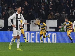 Parma benar-benar menunjukkan mental bajanya, yang berujung gol kedua mereka di laga ini. Gervinho mengidupkan peluang dengan gol di menit ke-74. Juventus 3-2 Parma. (Foto: Tullio M. Puglia/Getty Images)