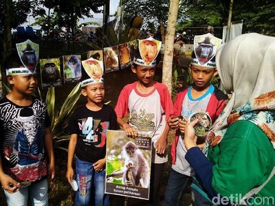 Yuk, Lihat Serunya Edukasi Pelestarian Primata di Ciamis