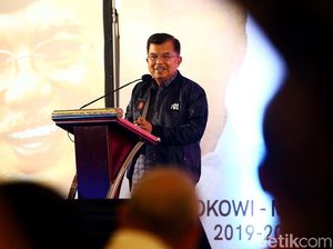 Hadiri Rakornas Jenggala Center, Jusuf Kalla Dukung Jokowi-Maruf Hadiri Rakornas Jenggala Center, Jusuf Kalla Dukung Jokowi-Maruf