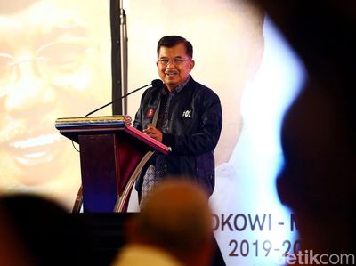 Hadiri Rakornas Jenggala Center, Jusuf Kalla Dukung Jokowi-Maruf