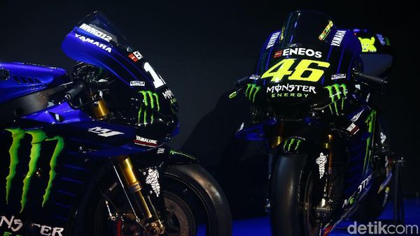 Motor Balap Rossi dan Vinales