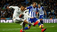 Hasil ini menjadi kemenangan keempat beruntun El Real di La Liga. REUTERS/Juan Medina.