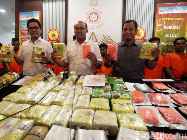 Polisi Gagalkan Pengedaran Narkotika Jaringan Malaysia-Sumetera