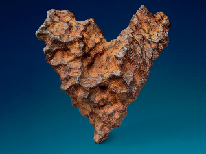 Cari Kado Valentine Unik? Ada Meteorit Bentuk Hati Lho