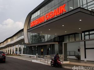 Nyambung Terminal dan Pasar, Ini Tampang Anyar Stasiun Cisauk