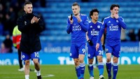 Leicester ada di posisi ke-11 dengan 32 poin. Posisinya bisa turun jika West Ham mampu mengalahkan Liverpool. REUTERS/Eddie Keogh.
