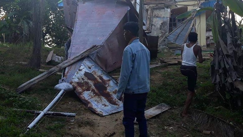 Dampak Rentetan Gempa Mentawai: Gereja, Puskesmas, dan 11 Rumah Rusak