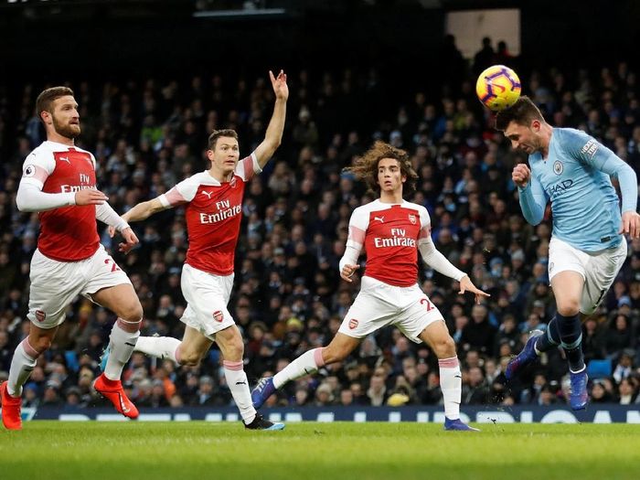 Pemain Arsenal saat kalah dari Manchester City. (Foto: Carl Recine/Action Images via Reuters) Pemain Arsenal saat kalah dari Manchester City. (Foto: Carl Recine/Action Images via Reuters)