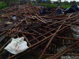 Kandang Roboh dan Ayam Mati Tersapu Angin Ribut di Boyolali Kandang Roboh dan Ayam Mati Tersapu Angin Ribut di Boyolali