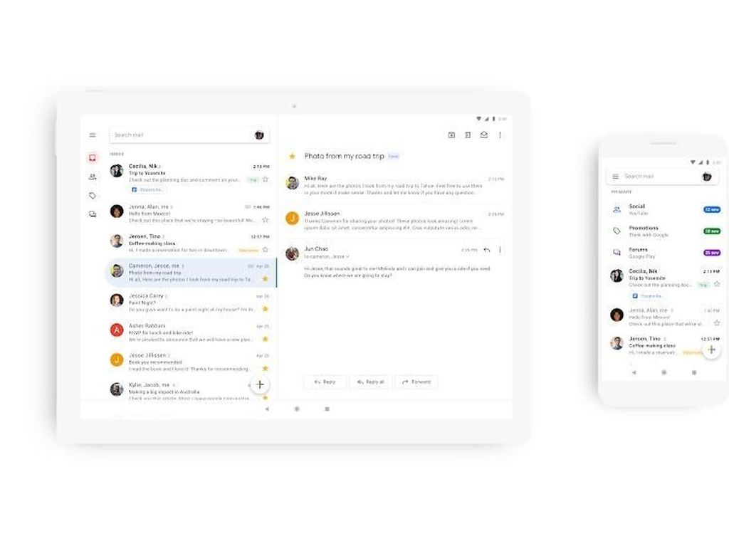 Update Aplikasi Gmail Bawa Tampilan dan Fitur Baru Update Aplikasi Gmail Bawa Tampilan dan Fitur Baru