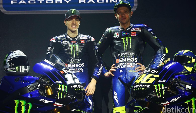 Valentino Rossi dan Maverick Vinales. Foto: Grandyos Zafna Valentino Rossi dan Maverick Vinales. Foto: Grandyos Zafna