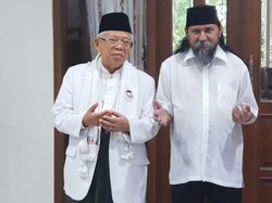 Maruf Amin Bertemu Habib Jafar Alkaff, Didoakan Menangi Pilpres