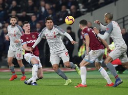 Liverpool untuk kedua kalinya secara beruntun mendapat hasil imbang. Setelah sebelumnya ditahan Leicester City, kini The Reds diimbangi West Ham. (Foto: David Klein/Reuters)