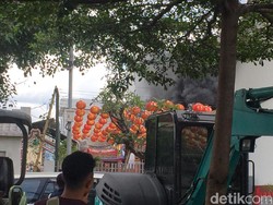 Kebakaran di Dekat Vihara Jalan Kelenteng Bandung