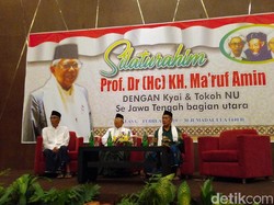 Maruf Amin Konsolidasi Bareng Kiai Pantura Jateng