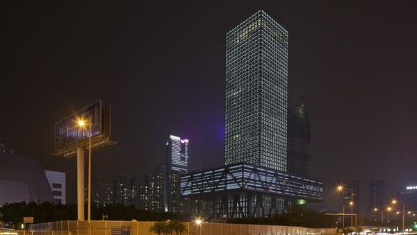 Mengintip Bangunan Lantai Bursa di China