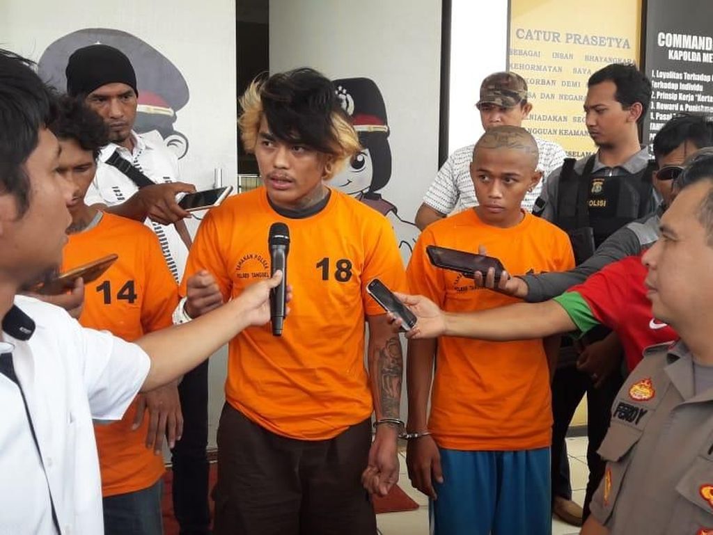 Polisi Tangkap 3 Anak Punk Gaplek yang Bunuh Remaja di Tangsel