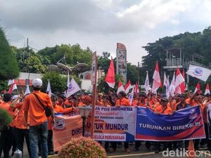 Pak Pos Gelar Aksi Demo ke Kementerian BUMN hingga Istana