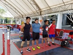 Jelang Tanding, Triyatno dkk Adaptasi Arena di Thailand