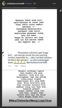 Kicauan Prilly Latuconsina