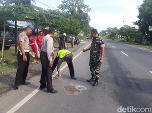 Polisi Rembang Tewas Kecelakaan di Depan Polsek Usai Bertugas